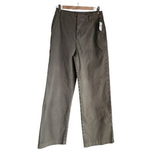 NWT GAP Women's Loose Khaki In Olive Green Sz 4